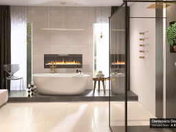 The harmony of comfort and style in a modern bathroom